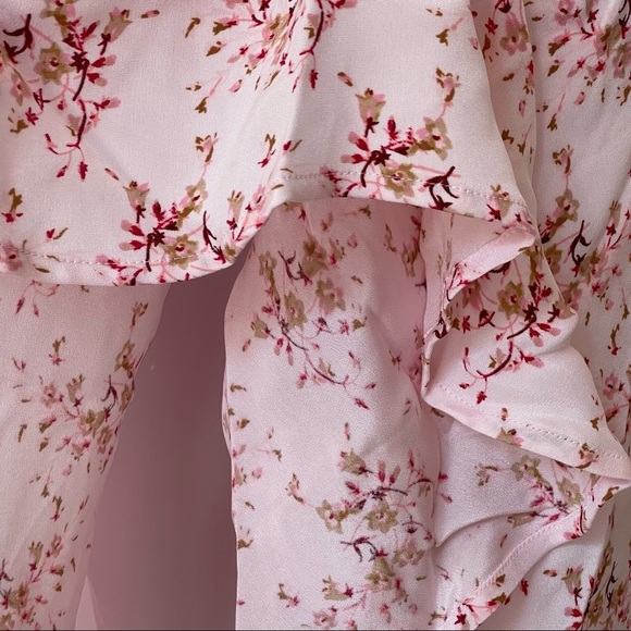 J.Crew Collection Ruffle Silk Dress in Freesia Floral size 4 - Picture 6 of 14